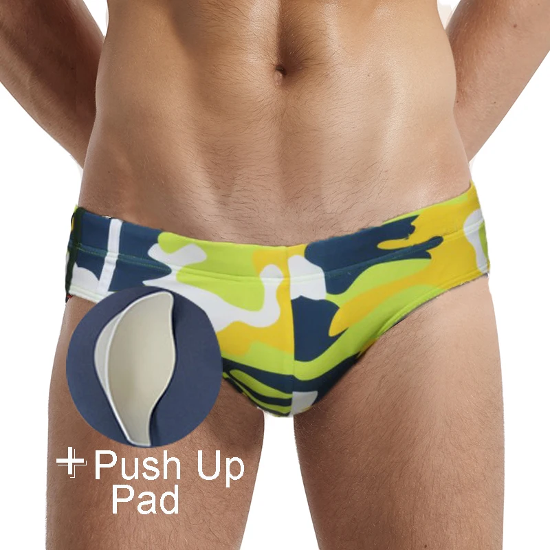 Мужские дышащие плавки пуш ап боксеры пляжные шорты|swimming trunks boxers|briefs swimswimming boxer
