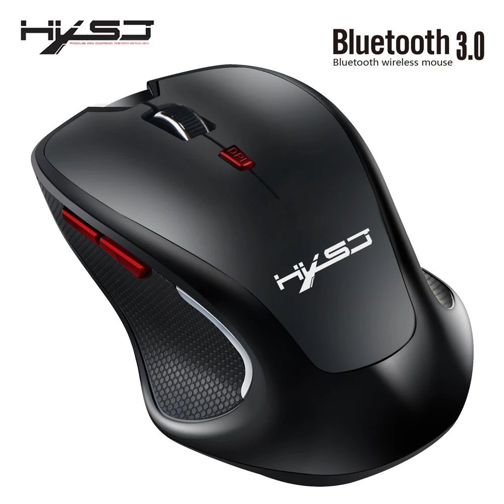 HXSJ Bluetooth 3.0 Wireless Mouse 2400DPI Adjustable Optical Mouse 6 buttons Office Mice For Computer Laptop Android system
HXSJ Bluetooth 3.0 Wireless Mouse 2400DPI Adjustable Optical Mouse 6 buttons Office Mice For Computer Laptop Android system