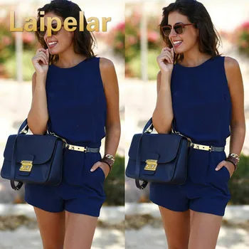 Laipelar 2018 New Women Summer Sleeveless Casual Jumpsuit V Backless Playsuit Bodycon Clubwear Party Short Jumpsuit Romper
Laipelar 2018 New Women Summer Sleeveless Casual Jumpsuit V Backless Playsuit Bodycon Clubwear Party Short Jumpsuit Romper