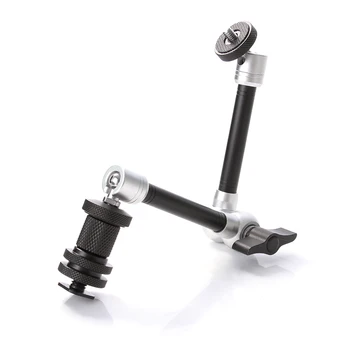 11" Adjustable Friction Articulating Magic Arm for Camera LCD Monitor LED Light Flash microphone bracket
11" Adjustable Friction Articulating Magic Arm for Camera LCD Monitor LED Light Flash microphone bracket