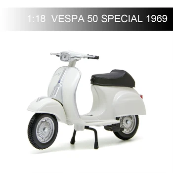 Maisto VESPA Piaggio 50 SPECIAL 1969 1:18 Motorcycle Models model bike Base Diecast Moto Children Toy For Gift Collection
Maisto VESPA Piaggio 50 SPECIAL 1969 1:18 Motorcycle Models model bike Base Diecast Moto Children Toy For Gift Collection