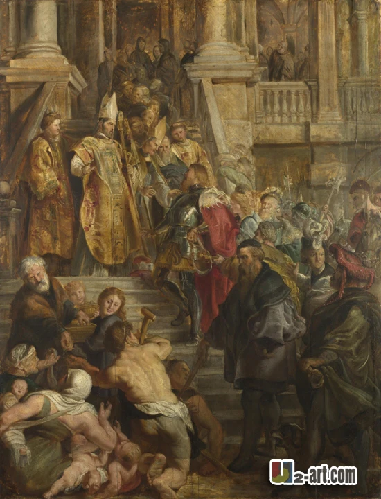 Canvas Prints (Peter Paul Rubens) Saint Bavo is received by Saints Amand and Floribert printed picture Religion-276
Canvas Prints (Peter Paul Rubens) Saint Bavo is received by Saints Amand and Floribert printed picture Religion-276