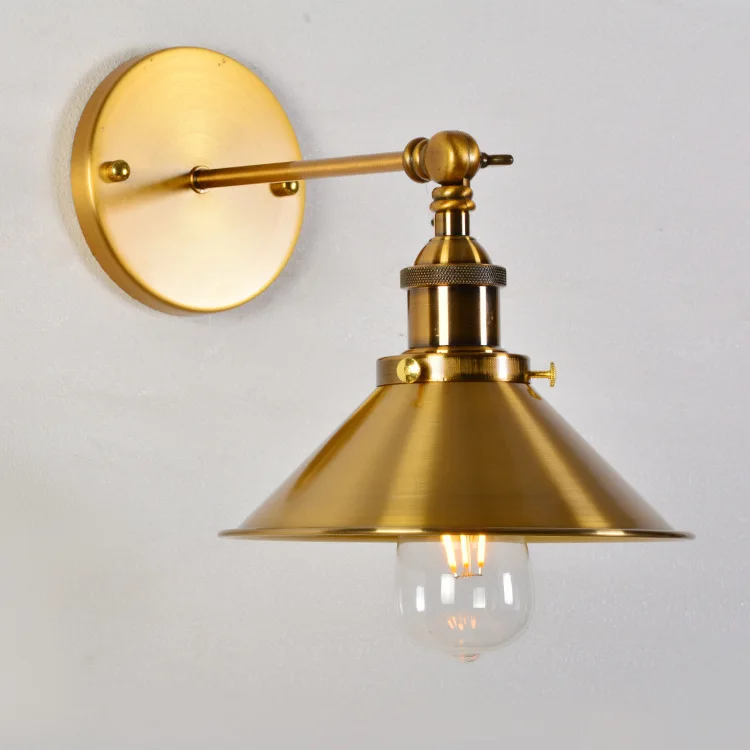 Northern Europe Bronze Gold Shell Dia 22cm LED Wall Lamp Originality Corridor Aisle Bedside Mirror Front Wall Lamp
Northern Europe Bronze Gold Shell Dia 22cm LED Wall Lamp Originality Corridor Aisle Bedside Mirror Front Wall Lamp
