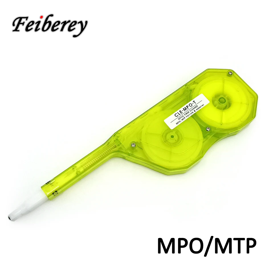One Push Action Optical MPO MTP Connector Cleaner for Cleaning Fiber Optic MPO/MTP Adapter Ferrule End Face with Pins or No Pin
One Push Action Optical MPO MTP Connector Cleaner for Cleaning Fiber Optic MPO/MTP Adapter Ferrule End Face with Pins or No Pin