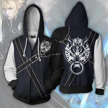 High Quality Large Size S-5XL Final Fantasy Sweatshirt 3D Hoodies Cosplay Man 3D Zipper Hoodies Thin Sweatshirts Coat
High Quality Large Size S-5XL Final Fantasy Sweatshirt 3D Hoodies Cosplay Man 3D Zipper Hoodies Thin Sweatshirts Coat