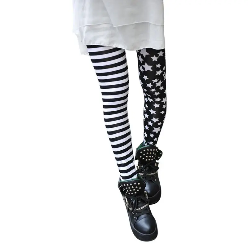 Girls Pants Breathable Spring Women Leggins Stars Stitching Stripe Leggings Elastic
Girls Pants Breathable Spring Women Leggins Stars Stitching Stripe Leggings Elastic