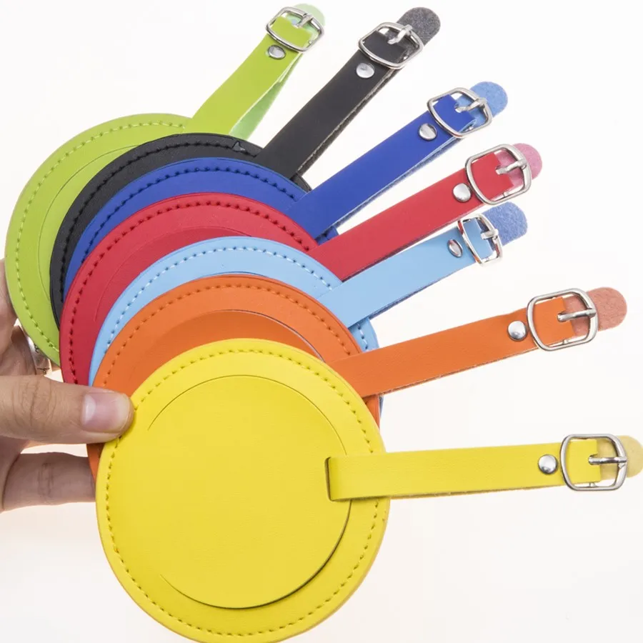 Leather Suitcase Round Luggage Tag Bag Pendant Handbag Travel Accessories Name ID Address Wedding VIP Invitation Label LT27
Leather Suitcase Round Luggage Tag Bag Pendant Handbag Travel Accessories Name ID Address Wedding VIP Invitation Label LT27