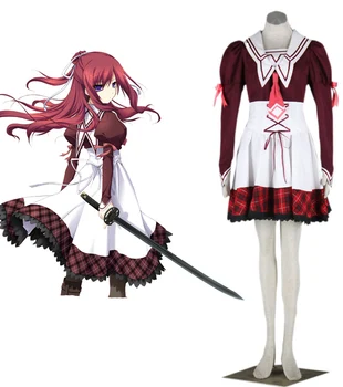 11 eyes Tsumi to Batsu to Aganai no Shojo Misuzu Kusakabe Kouryoukan Academy Girls' Uniform Maid Dress Cosplay Costume
11 eyes Tsumi to Batsu to Aganai no Shojo Misuzu Kusakabe Kouryoukan Academy Girls' Uniform Maid Dress Cosplay Costume