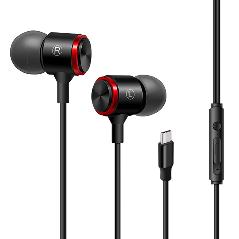 USB Type C Metal Earphone with Mic & Volume Control Wired in-Ear Stereo Bass Earbuds for Google Pixel 2/2XL, Sony Xperia XZ2 etc
USB Type C Metal Earphone with Mic & Volume Control Wired in-Ear Stereo Bass Earbuds for Google Pixel 2/2XL, Sony Xperia XZ2 etc