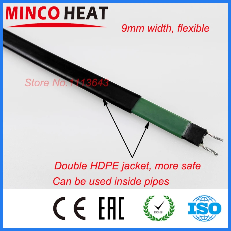 (9mm Width) self regulating electric heater solar water heater pipe defroster self regulating heat tracing cable
(9mm Width) self regulating electric heater solar water heater pipe defroster self regulating heat tracing cable