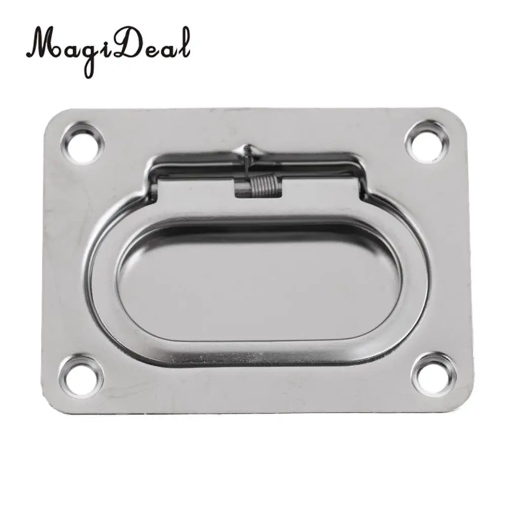 MagiDeal 1Pc Steel 7.3 x 5.4 cm Marine Yacht Boat Deck Hatch Ring Pull Lift Handle Hardware Flush Mount- Strong Durable Silver
MagiDeal 1Pc Steel 7.3 x 5.4 cm Marine Yacht Boat Deck Hatch Ring Pull Lift Handle Hardware Flush Mount- Strong Durable Silver