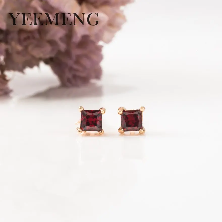 YEEMENG European and American Square Zircon Stud Earrings Women Earrings 3 Color Cubic Zircon Earrings Girls Jewelry
YEEMENG European and American Square Zircon Stud Earrings Women Earrings 3 Color Cubic Zircon Earrings Girls Jewelry
