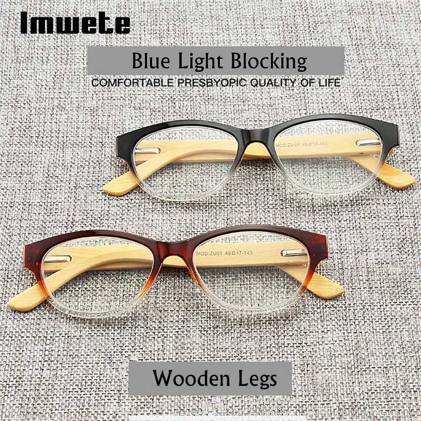 Imwete Bamboo Wood Reading Glasses Women Men Hyperopia Blue Light Blocking Readers Presbyopic Wooden Diopter Glasses 1.0 1.5 2.0
Imwete Bamboo Wood Reading Glasses Women Men Hyperopia Blue Light Blocking Readers Presbyopic Wooden Diopter Glasses 1.0 1.5 2.0