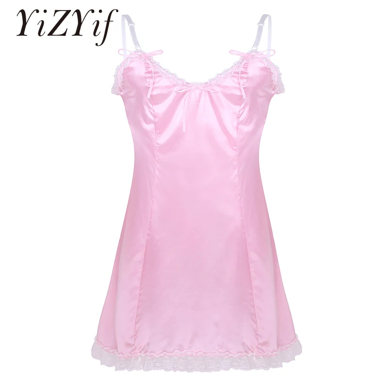 Men Sissy Dress Sexy Gay Smooth Satin Adjustable Spaghetti Shoulder Straps V-neckline Low Back Sissy Fancy Vintage Slip Dress
Men Sissy Dress Sexy Gay Smooth Satin Adjustable Spaghetti Shoulder Straps V-neckline Low Back Sissy Fancy Vintage Slip Dress