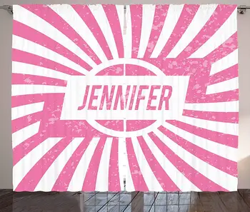 Jennifer Curtains One of The Most Popular Names for Newborn American Girls in Retro Design Living Room Bedroom Window Drapes
Jennifer Curtains One of The Most Popular Names for Newborn American Girls in Retro Design Living Room Bedroom Window Drapes