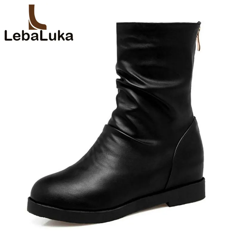 Tuyoki Women Winter Flats Boots Zipper Warm Fur Shoes Women Inside Heel Round Toe Mid Calf Boots Party Club Shoes Size 34-43
Tuyoki Women Winter Flats Boots Zipper Warm Fur Shoes Women Inside Heel Round Toe Mid Calf Boots Party Club Shoes Size 34-43