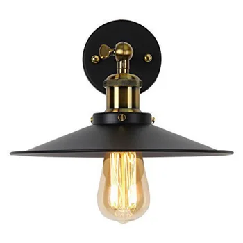 Modern Vintage Industrial Loft Metal Black Rustic Scone wall lighting fixtures Without Bulb (diameter 22cm)
Modern Vintage Industrial Loft Metal Black Rustic Scone wall lighting fixtures Without Bulb (diameter 22cm)