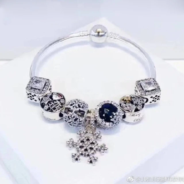 Kristie 100% 925 Sterling Silver Winter Christmas Bracelet Set Teardrop Snowflake Santa Charm Woman Charming Jewelry
Kristie 100% 925 Sterling Silver Winter Christmas Bracelet Set Teardrop Snowflake Santa Charm Woman Charming Jewelry