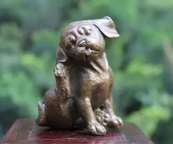 10 cm Western art Deco Pure Bronze Family Animal Pet Dog whippet terrier sculpture Copper small statue
10 cm Western art Deco Pure Bronze Family Animal Pet Dog whippet terrier sculpture Copper small statue