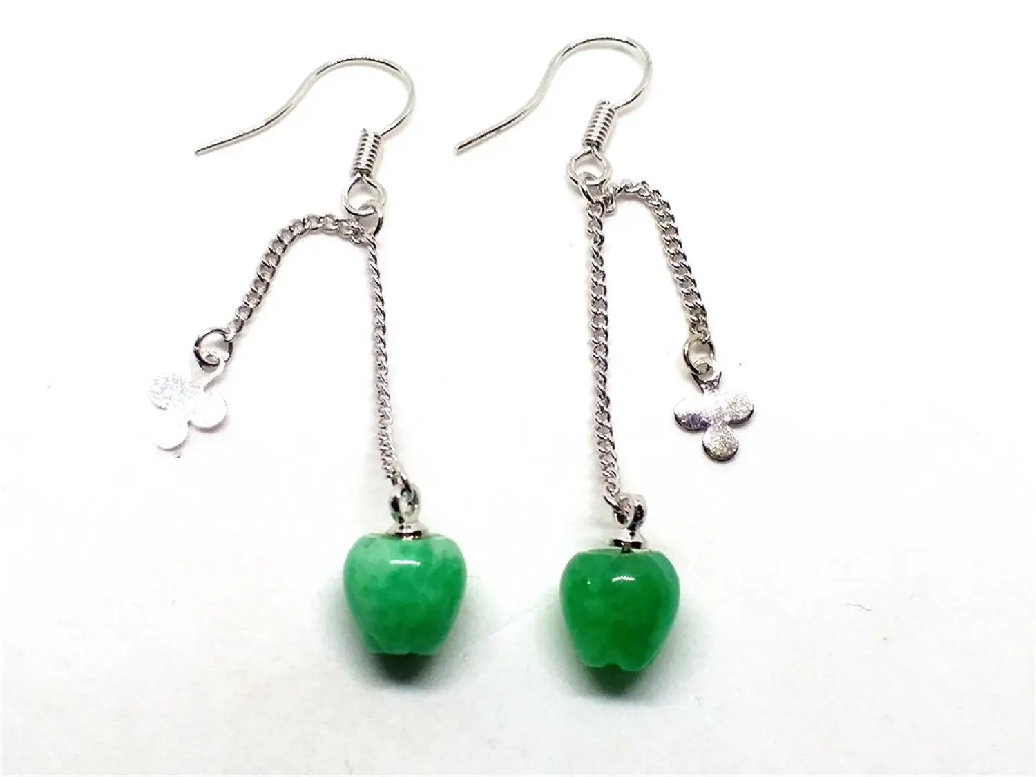 Koraba Fine Jewelry Natural Green Apple Emerald Pendant 925 Silver Earrings Free Shipping
Koraba Fine Jewelry Natural Green Apple Emerald Pendant 925 Silver Earrings Free Shipping