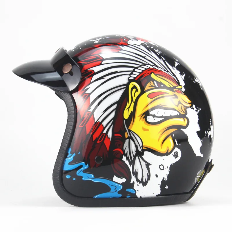 3/4 for Harley Helmets Motorcycle open face vintage motorcycle helmet Retro Cruiser Chopper Open Face Moto DOT Approval
3/4 for Harley Helmets Motorcycle open face vintage motorcycle helmet Retro Cruiser Chopper Open Face Moto DOT Approval