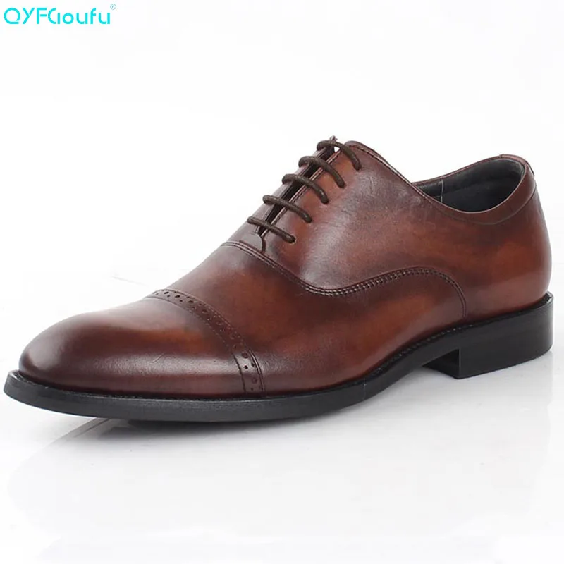 Fashion Men Fashion Round Toe Lace Up Shoe Genuine Leather Retro Business Casual Dress Shoe Fingertip Cap Wedding Shoe
Fashion Men Fashion Round Toe Lace Up Shoe Genuine Leather Retro Business Casual Dress Shoe Fingertip Cap Wedding Shoe