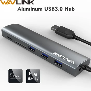 Wavlink USB HUB USB 3.0 hub Adapter Splitter SD/Micro SD TF Card Reader Portable for Samsung Galaxy S9/S8 Macbook Laptop Tablet
Wavlink USB HUB USB 3.0 hub Adapter Splitter SD/Micro SD TF Card Reader Portable for Samsung Galaxy S9/S8 Macbook Laptop Tablet