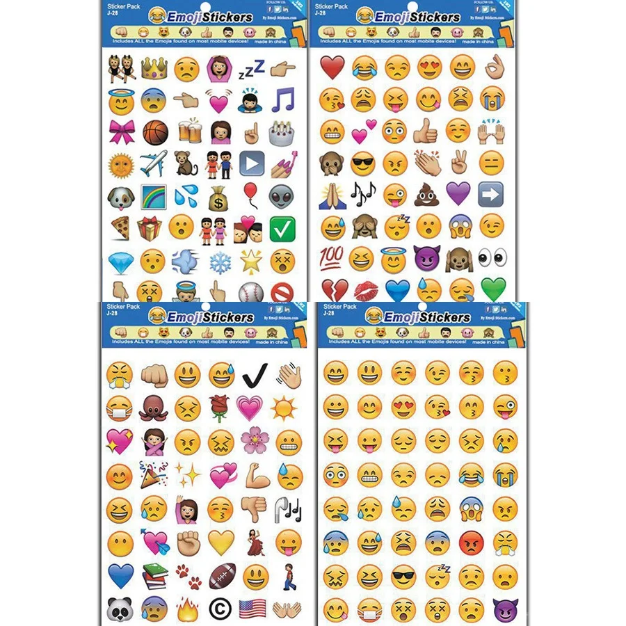 4 Sheets Cute Lovely 48 Die Cut 192 Different Emoji Expression Face Sticker Kids Toys Bubble Stickers Decor Daily Phone Laptop
4 Sheets Cute Lovely 48 Die Cut 192 Different Emoji Expression Face Sticker Kids Toys Bubble Stickers Decor Daily Phone Laptop