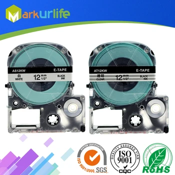 2 PCS/Lot Cassette Tape Compatible for EPSON LW-300 LW-400 LW-600P LW-700 LC-4WBN9 Printer (12mm x 8m, Black on White/ Clear)
2 PCS/Lot Cassette Tape Compatible for EPSON LW-300 LW-400 LW-600P LW-700 LC-4WBN9 Printer (12mm x 8m, Black on White/ Clear)