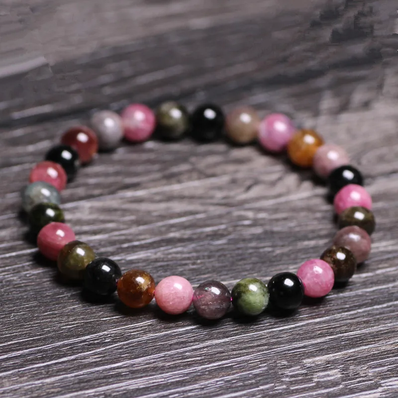 Natural Stones Watermelon Tourmaline Bracelet Crystal Quartz Round Bead Women Bracelet Healing Reiki Energy Gift Lucky Jewelry
Natural Stones Watermelon Tourmaline Bracelet Crystal Quartz Round Bead Women Bracelet Healing Reiki Energy Gift Lucky Jewelry