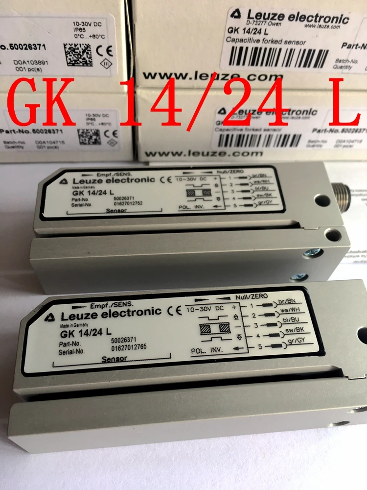 Brand new original authentic Germany LEUZE capacitive transparent label sensor GK 14/24 L color sensor
Brand new original authentic Germany LEUZE capacitive transparent label sensor GK 14/24 L color sensor