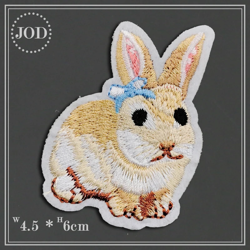 Embroidered Cartoon Cute Bunny Patch Iron on Clothes Children Rabbit Sew on Stickers Hare Patches for Clothing Applique Badges
Embroidered Cartoon Cute Bunny Patch Iron on Clothes Children Rabbit Sew on Stickers Hare Patches for Clothing Applique Badges