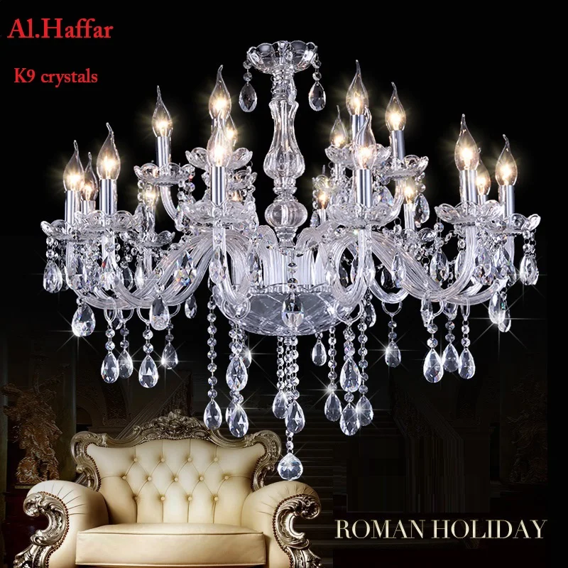 LED K9 Modern Ceiling Lustre Crystal Chandeliers Lustres De Cristal Chandelier AC110V/220V Ceiling Fixture Indoor Pendant Lamp
LED K9 Modern Ceiling Lustre Crystal Chandeliers Lustres De Cristal Chandelier AC110V/220V Ceiling Fixture Indoor Pendant Lamp
