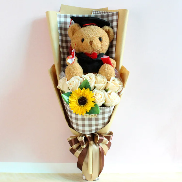 50cm pp cotton Graduation glasses bear coffee bear Graduation gift Plush toy bears flowers gift
50cm pp cotton Graduation glasses bear coffee bear Graduation gift Plush toy bears flowers gift
