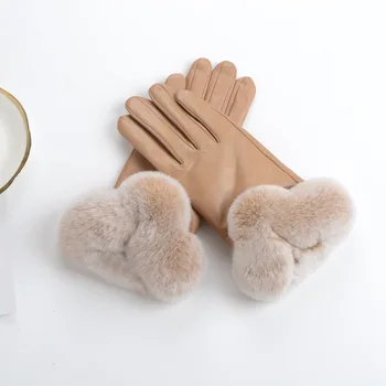 98652 Female winter fashion 2018 ladies sheepskin Leather Gloves Warm velvet points Rex Rabbits Fur Glove Winter gloves women
98652 Female winter fashion 2018 ladies sheepskin Leather Gloves Warm velvet points Rex Rabbits Fur Glove Winter gloves women