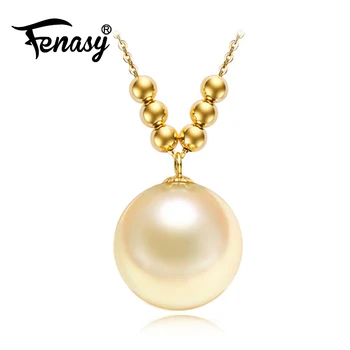 FENASY 11-12mm Big Southsea Pearls AU750 Natural Southsea Pearls Pendant Luxurious 18K Gold Accessory And Sent Gold Chain
FENASY 11-12mm Big Southsea Pearls AU750 Natural Southsea Pearls Pendant Luxurious 18K Gold Accessory And Sent Gold Chain
