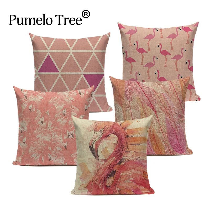 Decoration Nordic Linen Cotton pink flamingo Graphics Capa Almofada 45Cmx45Cm Square Settee Printed Pillow Case Cushion
Decoration Nordic Linen Cotton pink flamingo Graphics Capa Almofada 45Cmx45Cm Square Settee Printed Pillow Case Cushion