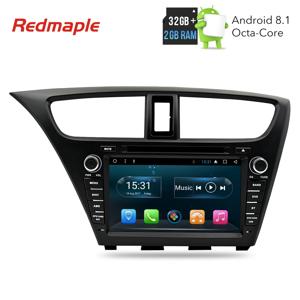 Android 9.0 Car Radio DVD Navigation Multimedia Player For Honda Civic Hatchback 2013 2014 2015 Auto Audio GPS Bluetooth Stereo
Android 9.0 Car Radio DVD Navigation Multimedia Player For Honda Civic Hatchback 2013 2014 2015 Auto Audio GPS Bluetooth Stereo