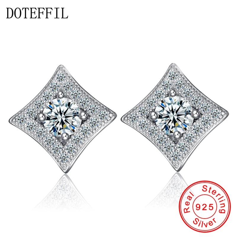 DOTEFFIL Luxury Geometry Band Real Pure 925 Sterling Silver Jewelry Cubic Zircon Stone Earrings Fashion Women Earring
DOTEFFIL Luxury Geometry Band Real Pure 925 Sterling Silver Jewelry Cubic Zircon Stone Earrings Fashion Women Earring