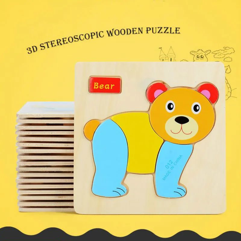 Kids Wooden 3D Puzzle Jigsaw Toys For Children Cartoon Animal Vehicle Wood Puzzles Intelligence Kids Baby Early Educational Toy
Kids Wooden 3D Puzzle Jigsaw Toys For Children Cartoon Animal Vehicle Wood Puzzles Intelligence Kids Baby Early Educational Toy