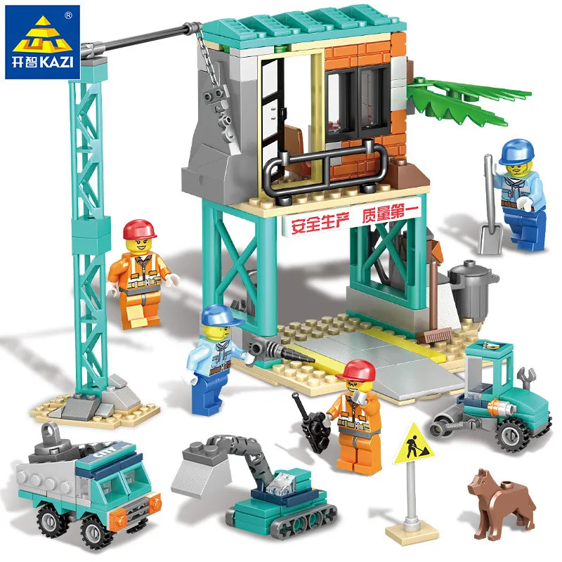 KAZI 314Pcs 4IN1 City Engineering Command Compatible LegoINGs Building Blocks Sets Truck Bricks Educational Toys for Children
KAZI 314Pcs 4IN1 City Engineering Command Compatible LegoINGs Building Blocks Sets Truck Bricks Educational Toys for Children