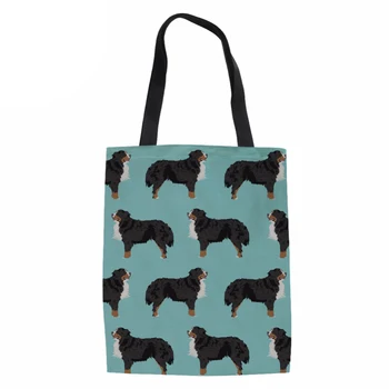 Canvas Shopping Bags for Girl Eco Reusable Foldable Women Shoulder Bag Shopper Handbag Bernese Dog Tote Cotton Tote Bag
Canvas Shopping Bags for Girl Eco Reusable Foldable Women Shoulder Bag Shopper Handbag Bernese Dog Tote Cotton Tote Bag