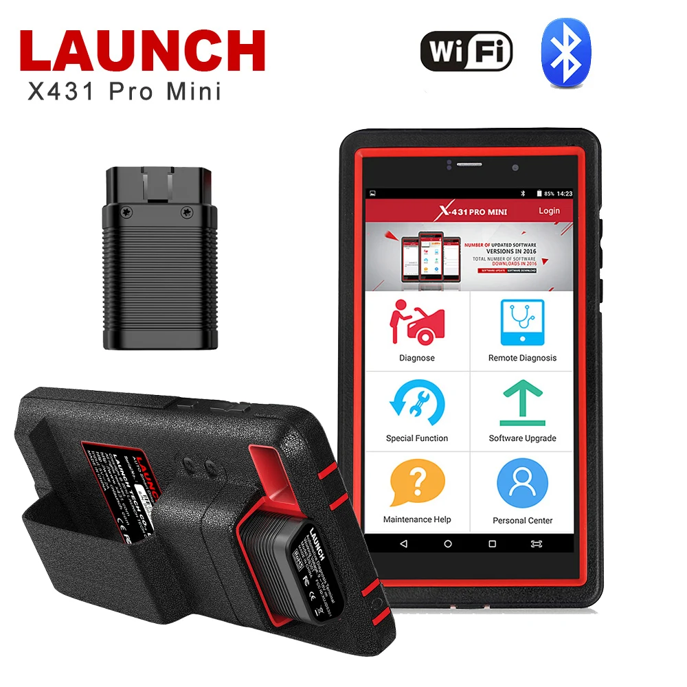 LAUNCH X431 7inch Bluetooth/Wi-Fi Automotive Full System Diagnostic tool ECU Coding X-431 V Pro mini OBD2 Scanner Update Online
LAUNCH X431 7inch Bluetooth/Wi-Fi Automotive Full System Diagnostic tool ECU Coding X-431 V Pro mini OBD2 Scanner Update Online