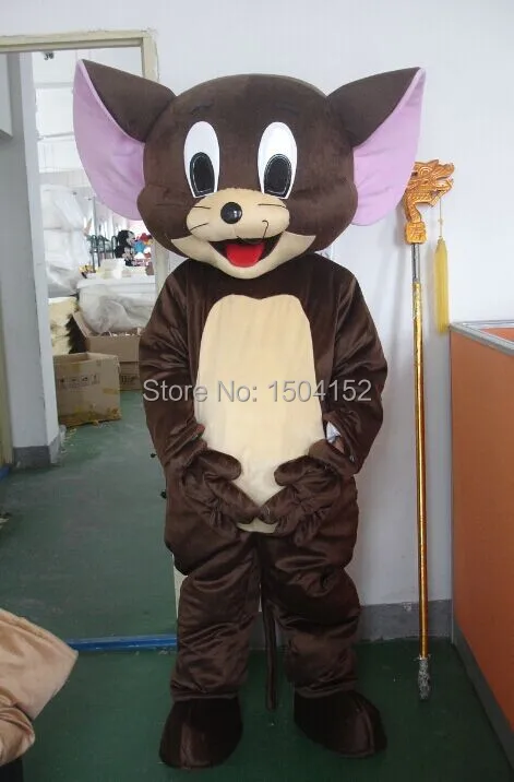 Jerry mouse Mascot costume Fancy Dress Adult size free shipping