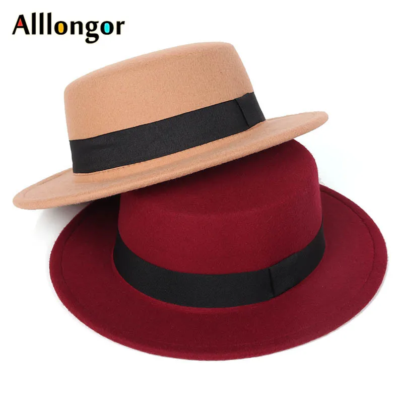 Autumn 2019 Winter Women Chapeu Wool Fedora Hat Men Wide Brim Jazz Hat Belt Caps Bowler Felt Hats cloche Black Red
Autumn 2019 Winter Women Chapeu Wool Fedora Hat Men Wide Brim Jazz Hat Belt Caps Bowler Felt Hats cloche Black Red