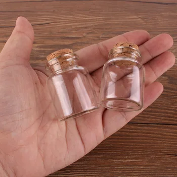 Dia 30x40x17mm 15ml Transparent Glass Spice Candy Bottles Jars Vials Terrarium with Cork Stopper Container for Wedding Gift
Dia 30x40x17mm 15ml Transparent Glass Spice Candy Bottles Jars Vials Terrarium with Cork Stopper Container for Wedding Gift