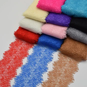 5pcs 3.5'' wide 59'' length Floral Lace Trim Scalloped Edge Eyelash Mesh Trimming for dress 11colors
5pcs 3.5'' wide 59'' length Floral Lace Trim Scalloped Edge Eyelash Mesh Trimming for dress 11colors