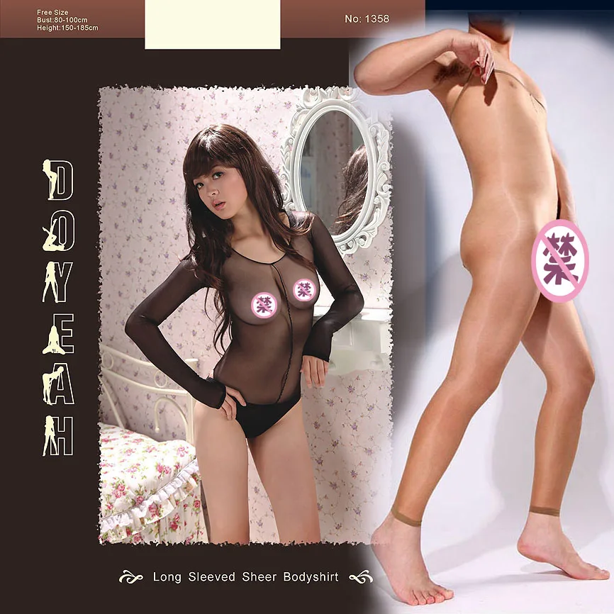 10D Long Sleeved Sheer Bodyshirt or High Waisted Tights For Both Men & Women Unisex Sexy Two Ways of Wearing DOYEAH 1358
10D Long Sleeved Sheer Bodyshirt or High Waisted Tights For Both Men & Women Unisex Sexy Two Ways of Wearing DOYEAH 1358