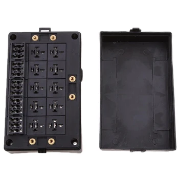 Car Blade Fuse Holder Relay Socket Black Box 18 Way Blade Fuse Holder Car Automotive Insurance For Automotive Marine
Car Blade Fuse Holder Relay Socket Black Box 18 Way Blade Fuse Holder Car Automotive Insurance For Automotive Marine