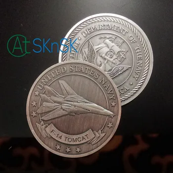 5pcs/lot F-14 Tomcat United States of America Department of Navy Challenge Coins Collectibles Commemorative Coin Souvenir Gifts
5pcs/lot F-14 Tomcat United States of America Department of Navy Challenge Coins Collectibles Commemorative Coin Souvenir Gifts